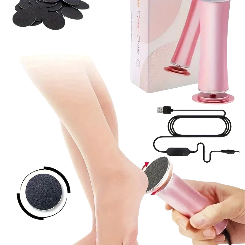 Electric Foot Care Machine – 60 Sandpapers, Adjustable Speed, Callus Remover