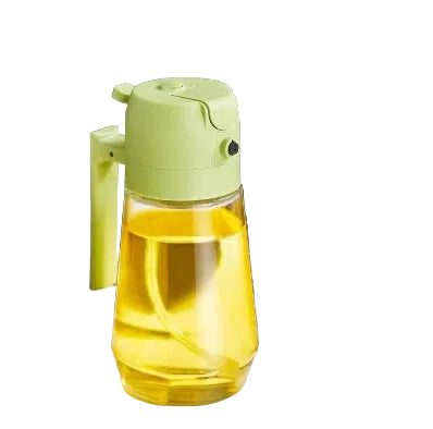 470ml Glass Oil Sprayer – 2-in-1 Dispenser for Cooking & BBQ