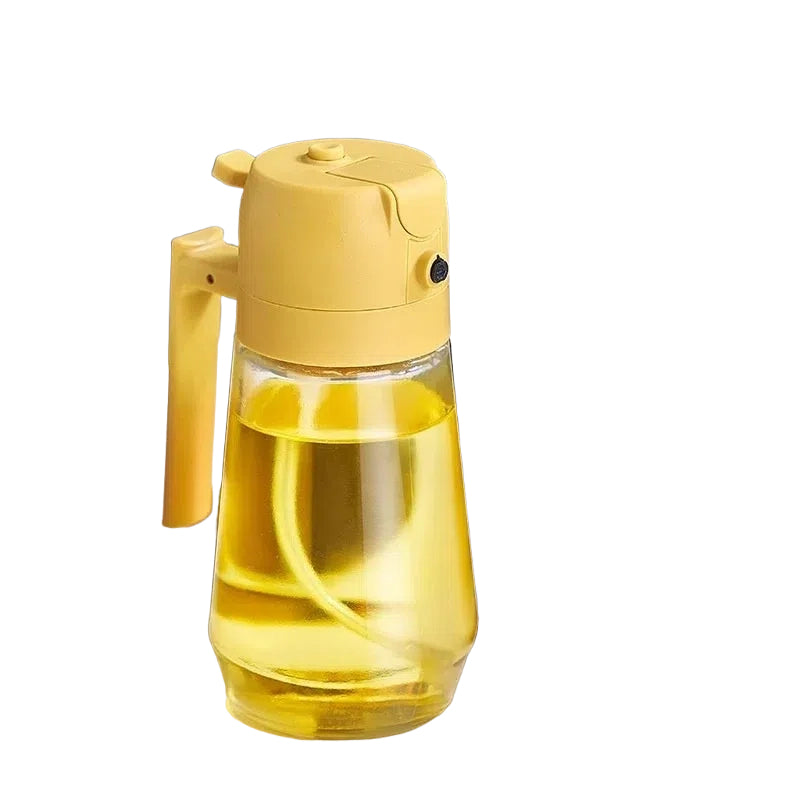 470ml Glass Oil Sprayer – 2-in-1 Dispenser for Cooking & BBQ