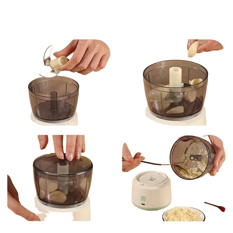 Cordless Mini Food Processor – Meat & Vegetable Grinder/Chopper