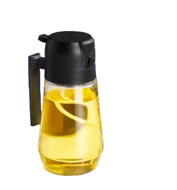 470ml Glass Oil Sprayer – 2-in-1 Dispenser for Cooking & BBQ