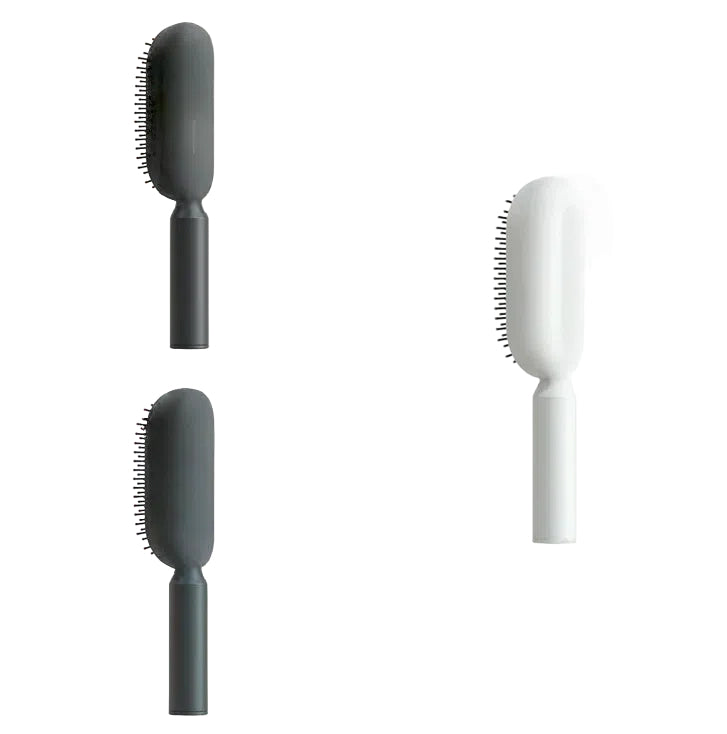 Self-Cleaning Hair Brush – Anti-Static Scalp Massage Comb