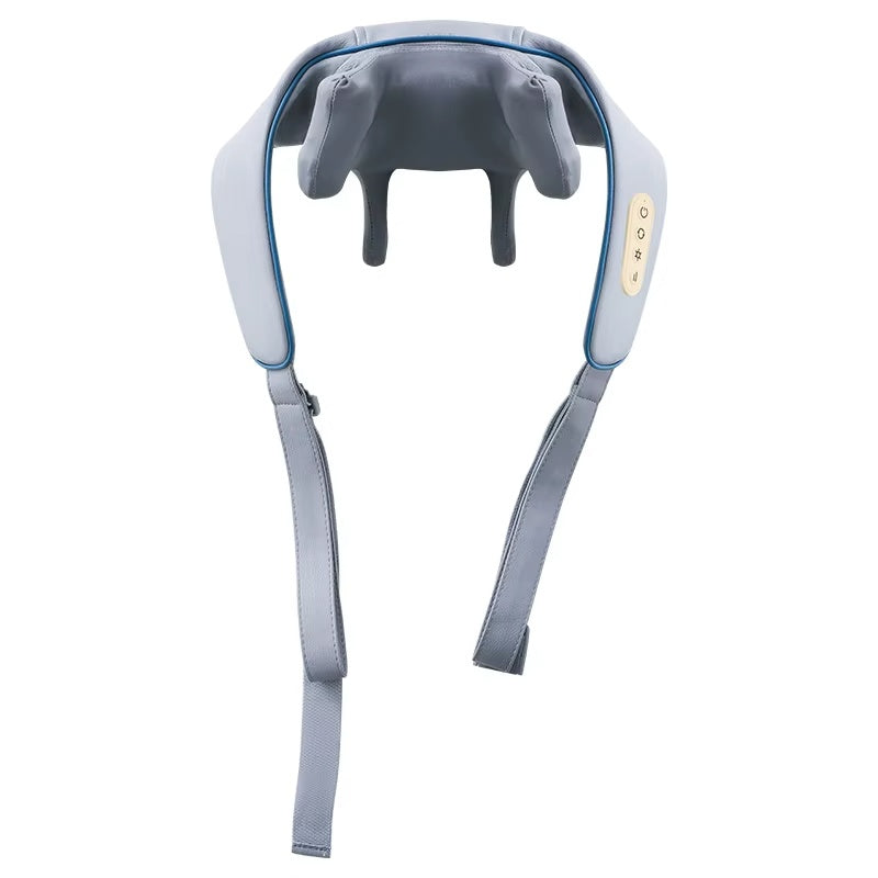 Electric Shiatsu Neck & Shoulder Massager Pillow – Portable Gift Idea