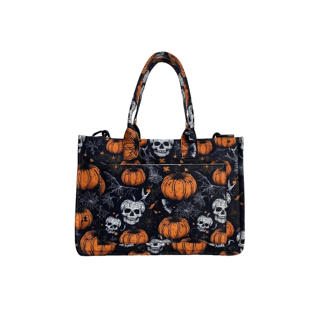 Halloween Tote Reusable Canvas Bag for Trick or Treating Halloween Treats Bags