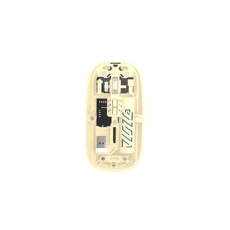 Mini Transparent 2.4GHz Bluetooth Wireless Mouse RGB Backlit High DPI 1600USB Type-c Rechargeable Wireless Mouse